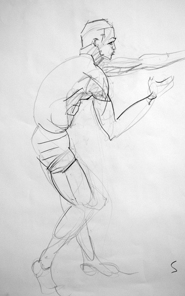 Stephen Ytuarte - Mark Trujillo's Figure drawing class Live Model Studies