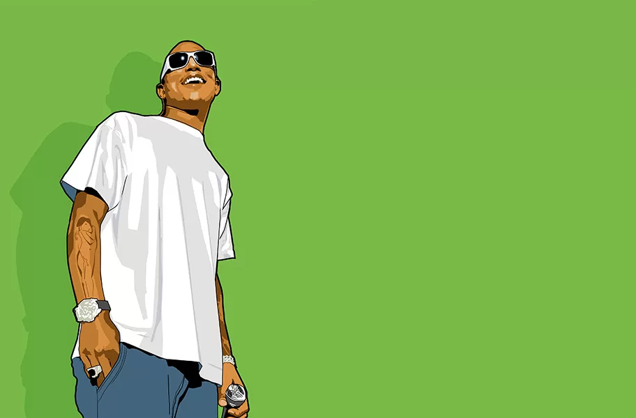 illustration of Pharrell