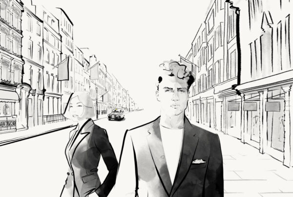 Savile Row illustration by Matt Richards